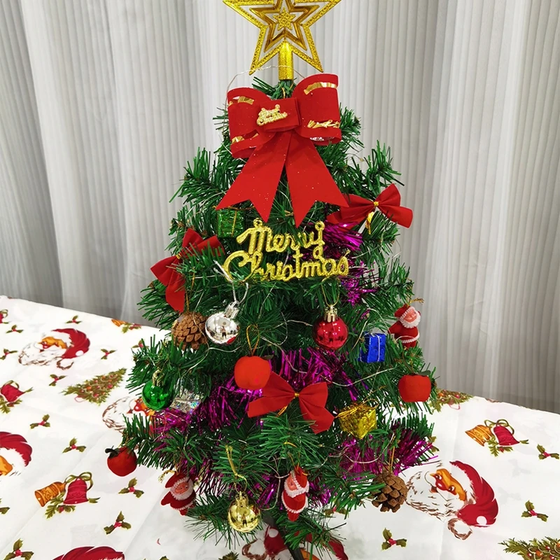 45cm Artificial Christmas Tree Decorations Pendant Home Hotel Small Christmas Decoration Desktop Decoration christmas tree ornaments collapsible christmas tree mini christmas tree