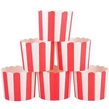 50pcs Stripe Cupcake Paper Cup 1
