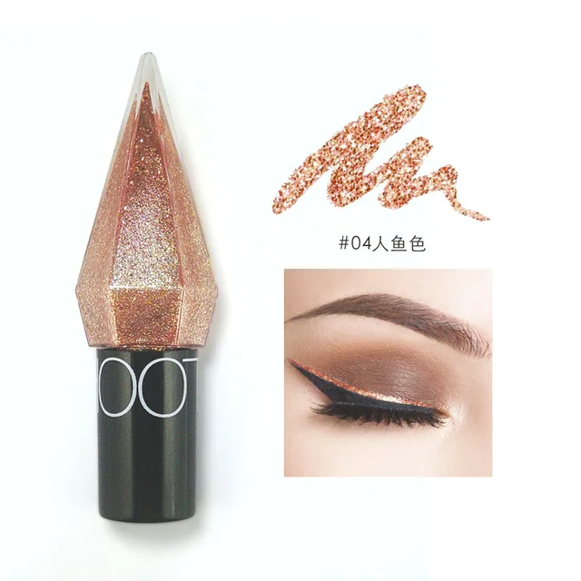 Diamond Shiny Eye Liners Eyeshadow Waterproof: Dazzling colors for a three-dimensional effect