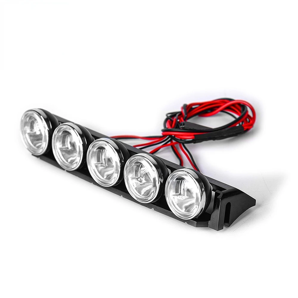 

LED roof spot light searchlight for 1:10 TRX4 new Bronco Blazer SCX10 JK 90046RC remote control car upgrade accessories