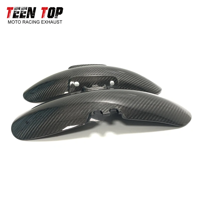 New 100% Real Carbon Fiber Motorcycle Front Wheel Fender Mudguard Motorbike Part For BMW R NINE T R9T 2014 2015 2016 2017 2018 - Image 6