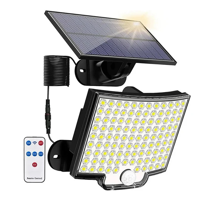 106 LED 태양광 조명: 야외 공간을 밝히고 보호하세요