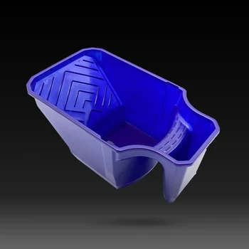 Tazza per vernice con manico per pennello da 1 pezzo, grande capacità, facile da abbinare con pennello e rullo, vassoio per pittura - strumenti decorativi. 1