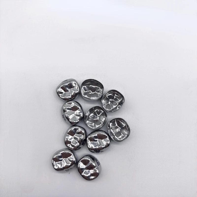 

1Box 5Boxes 10Boxes Price for Dental Molar Crowns Kids Crown Dental Stainless Steel Primary Molar Kids Crown Refill Baby Crowns