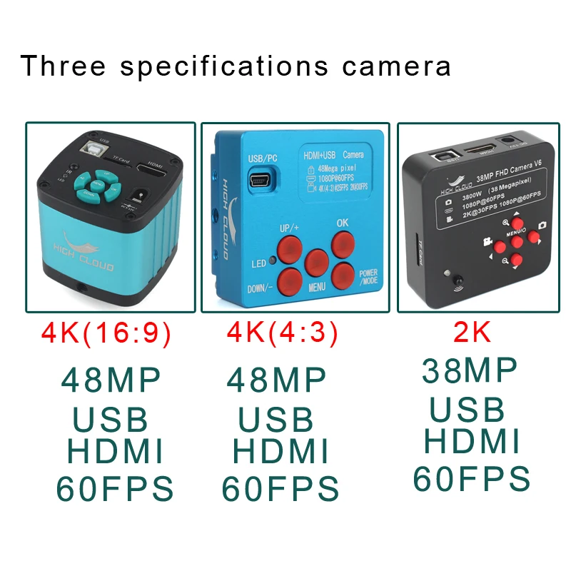 3.5X 90X 180X Simul-Focal Double Boom Stand Trinocular Stereo Zoom Microscope 48MP 4K HDMI USB Camera 144 LED Light Microscopie 3