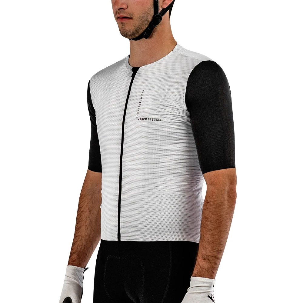 Santic New Men Cycling Jerseys MTB Short Sleeve Anti-sweat Cycling Jerseys Quick Dry Tops