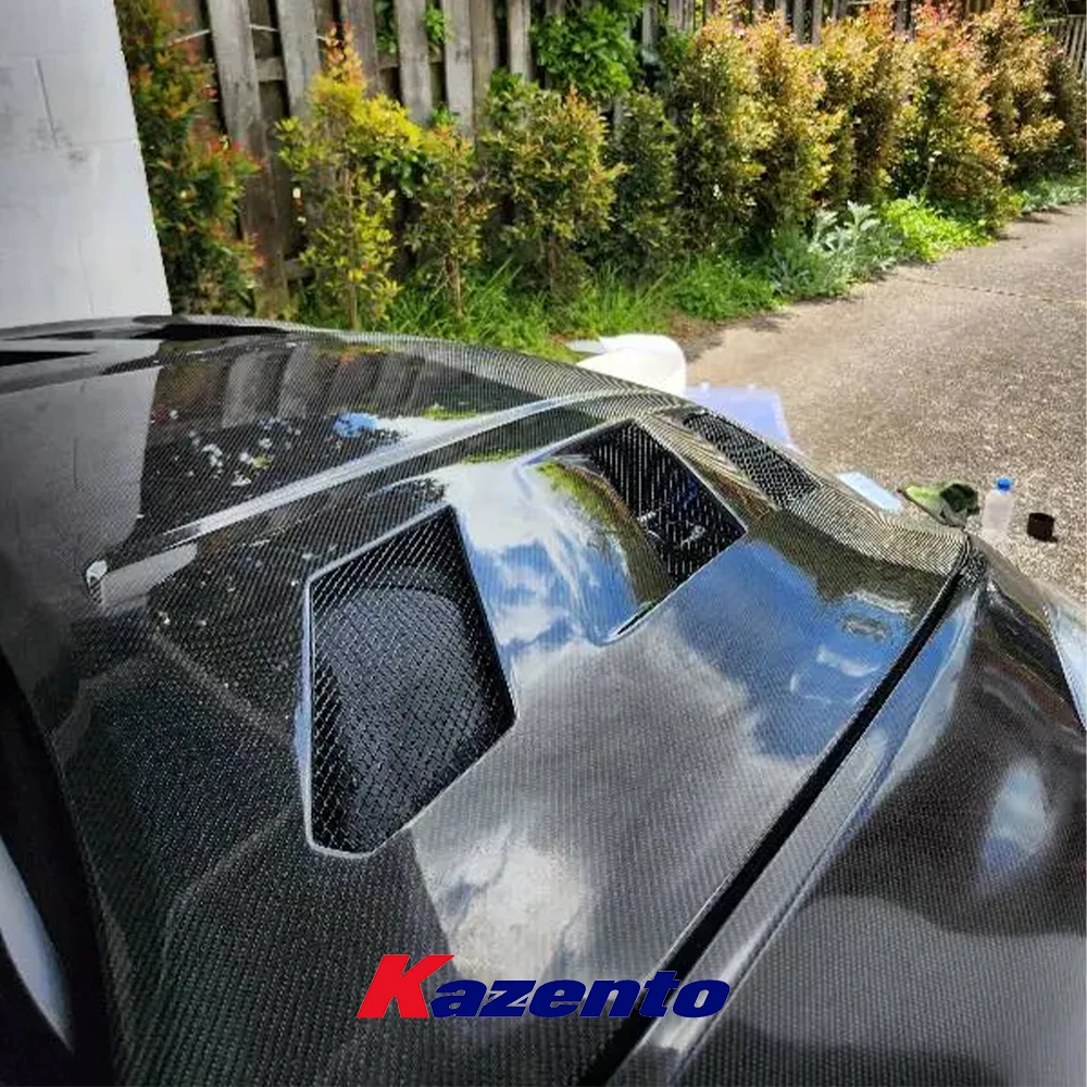 KZ Style Carbon Fiber Front Hood Bonnet for Infiniti G37 2 Door (Coupe Only)