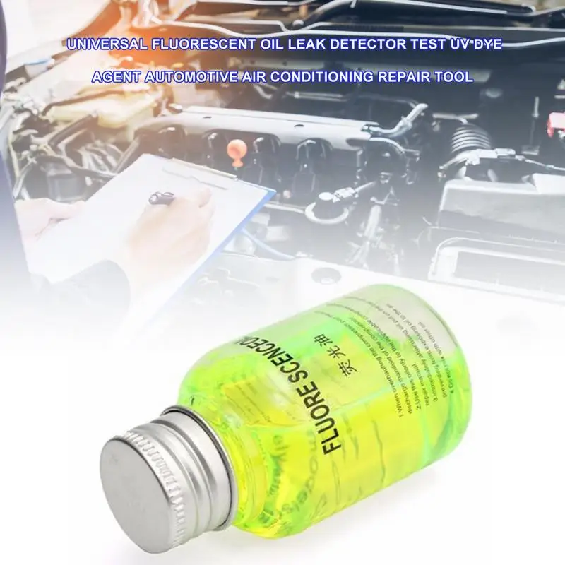 

Engine Oil Dye Car Air Conditioning Fluorescent Oil Oil Leak Detector Test UV Dye Agent Automotive Refrigerants Auto accessories