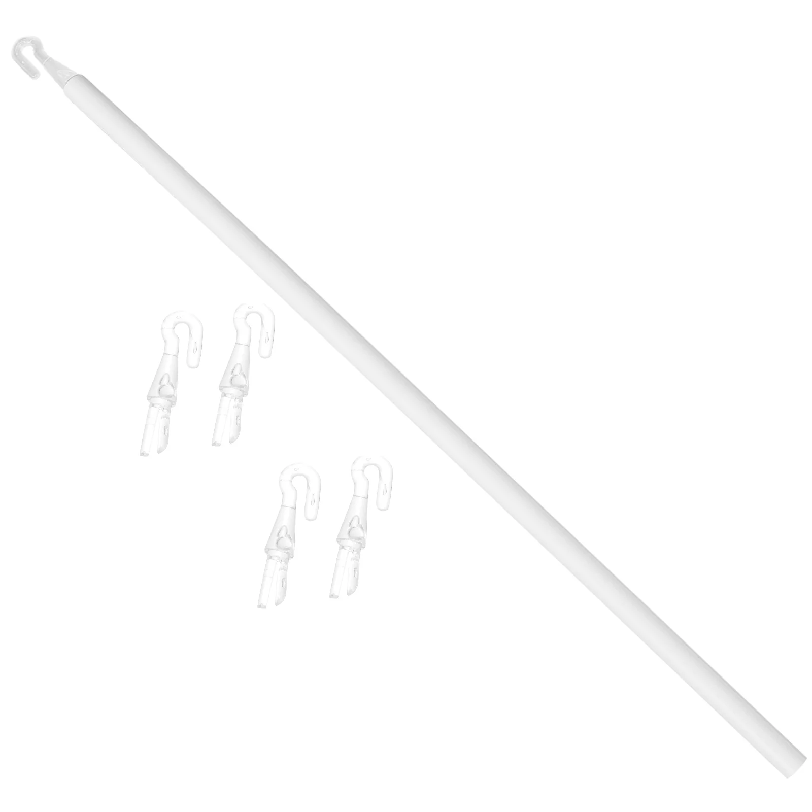 

Venetian Blind Rod Blinds Rods Windows White Sheer Curtains Drapery Tilt Pull Wand Plastic Hook Stick Opener Replacement