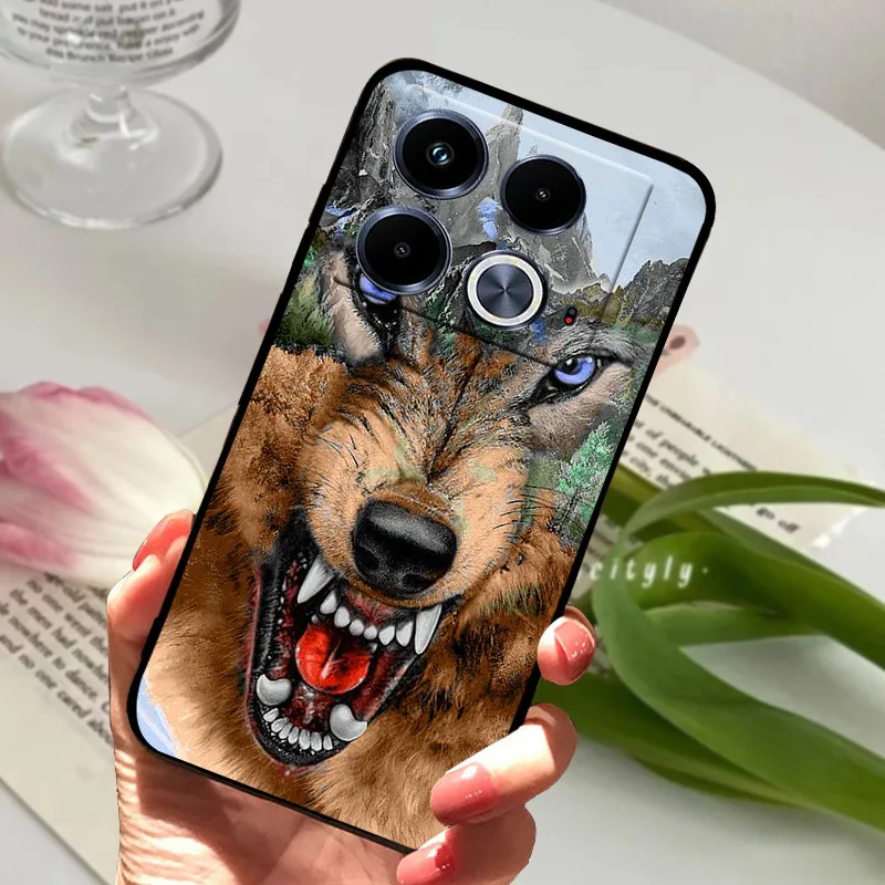 Animal Silicone Soft TPU Back Cover Protective Case