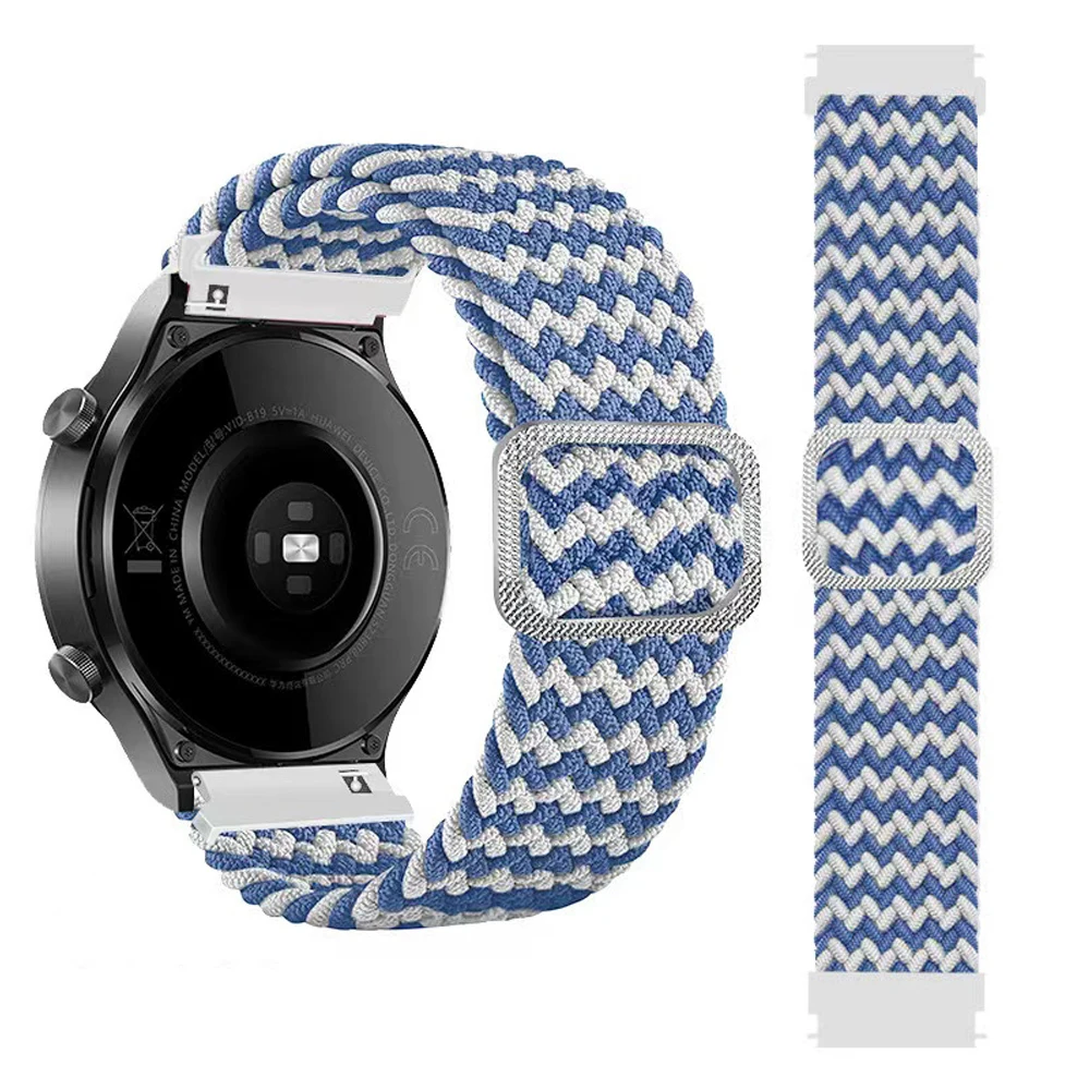 Nylon Sport Wristband Replacement Band – 22/20mm Watch Strap Bracelet