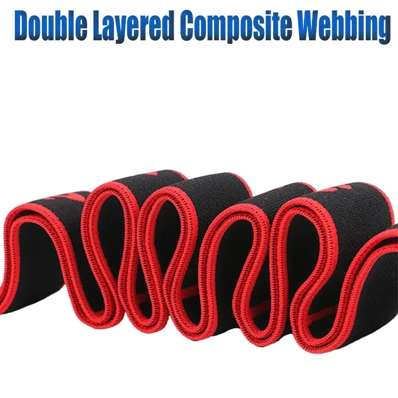 High Elasticity Yoga Stretch Resistance Bands - Multi-Segment Stretching and Fitness Belt
