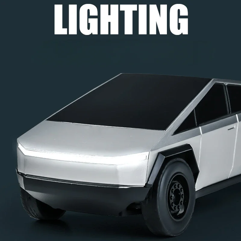 Explosive Cyberpickup electric cool remote control car Tesla remote control  children's toys wholesale stall large birthday gift 2