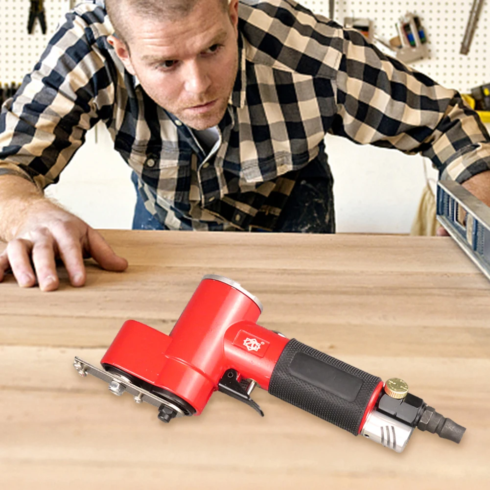 

Mini Straight Line Air Sander 14000rpm Air Powered Sanding Polisher Sanding Pads for Auto Body Furniture Wood Metal Surface
