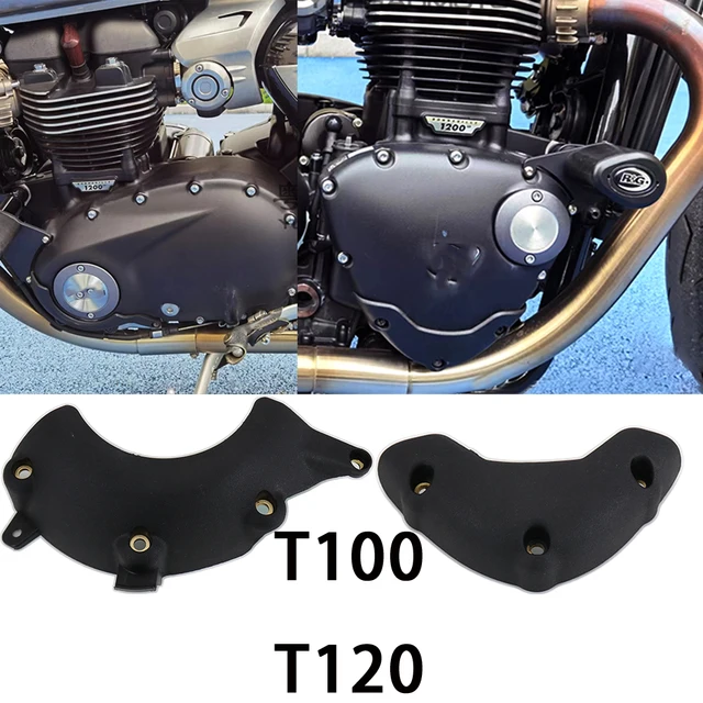 Protection contre les collisions de curseur de moteur de moto pour  Bonneville T100 Black T120 Thruxton 1200 St