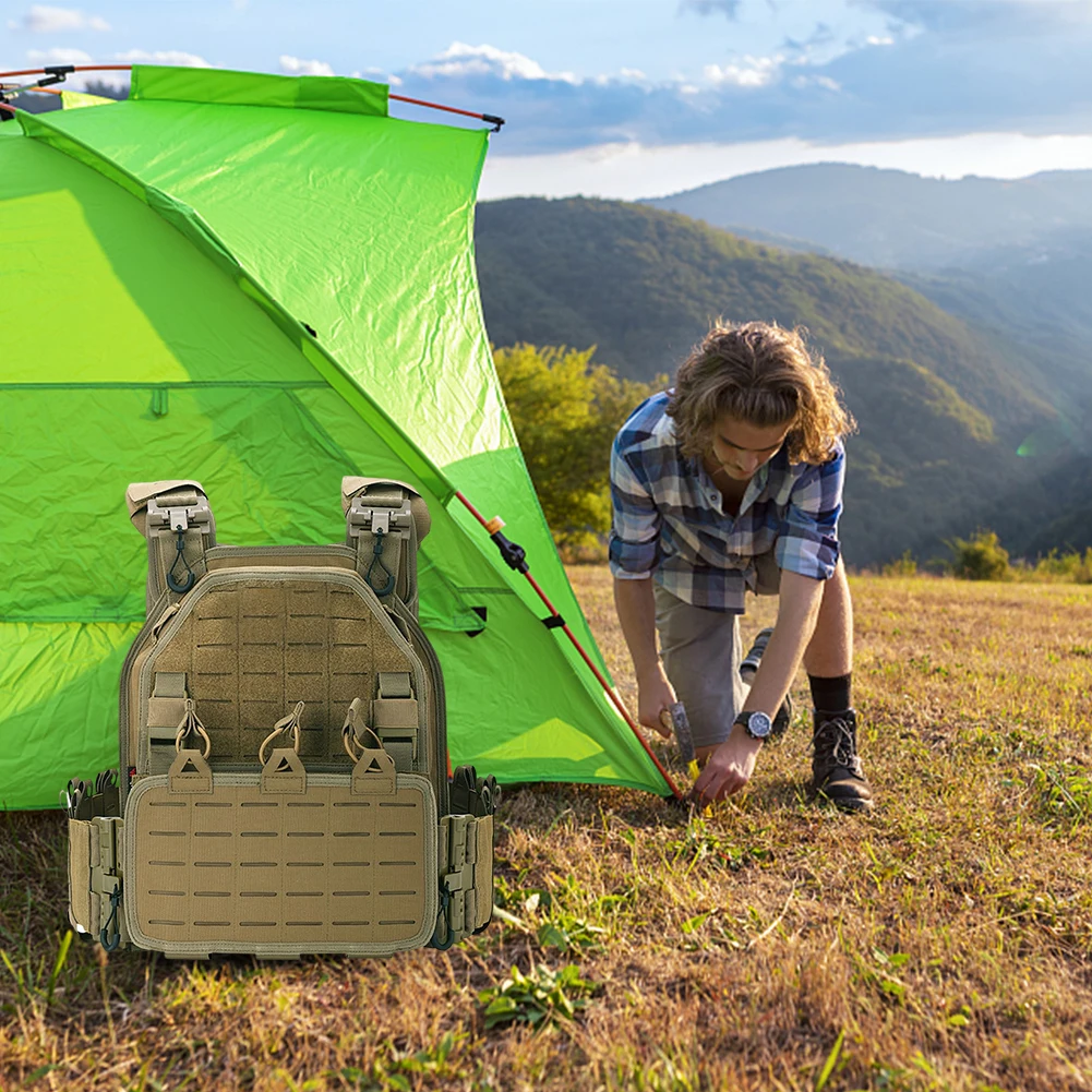 Molle Tactical Vest Men Plate Carrier Yakeda Nylon Molle Chest Rig