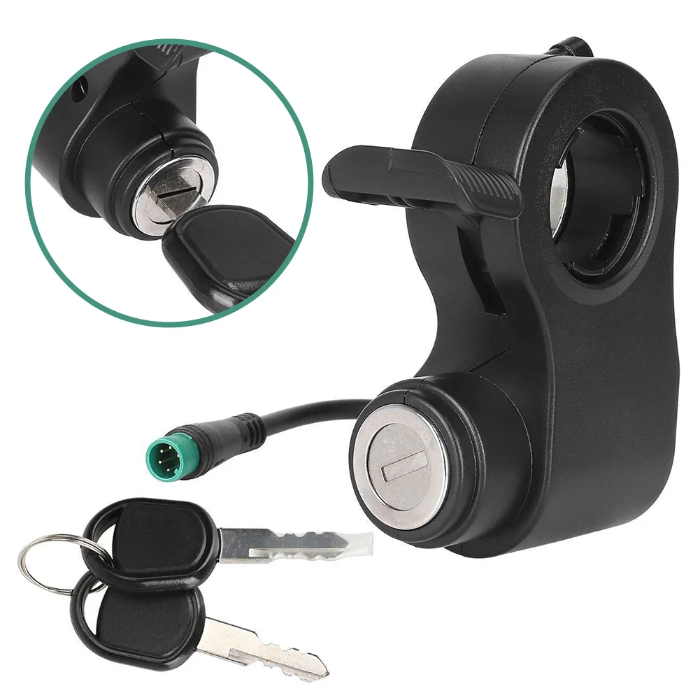 Description Picture 3 of itemFor Kukirin For G2 For Pro For Max Electric Scooter Lgnition Lock With Key 5pin E-scooter Throttle Accelerator Power Switch