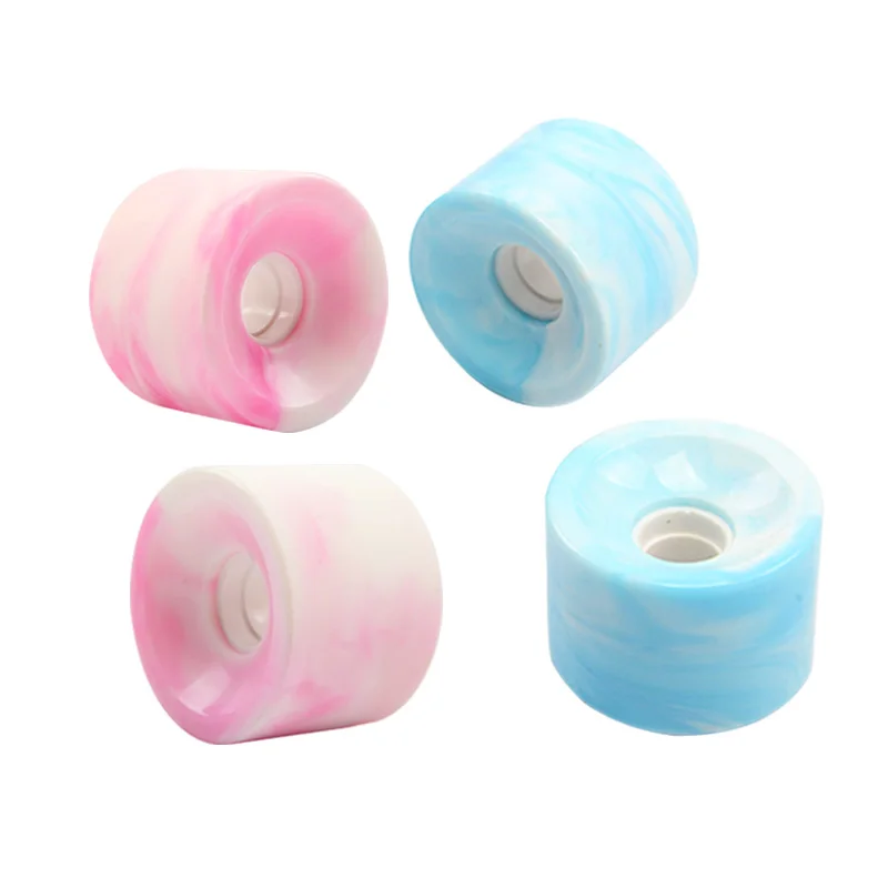 4PCS 70x51mm 롱보드 휠 78A 경도 90% 리바운드 PU 휠, 댄싱보드, 하..