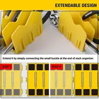 Plier Organizer Rack Heavy Duty Tool Storage Case with 10 Slot Sturdy Plier Storage Holder Toolbox Storage for Cutters Hammers 2
