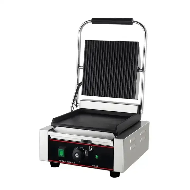 Commercial Griller Machine Sandwich Maker Gas Electric Grills Electric Griddles Burger Panini Grill 5