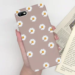 Daisy Flower Heart Silicone Soft Phone Case Cover for OPPO Realme C2 (MT35)