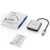 WAVLINK USB C to HDMI Dual Display Adapter Dual 4K@60Hz 3-In-1 HDMI Adapter with 95W Power Delivery for MacBook Pro/Air Laptops 6
