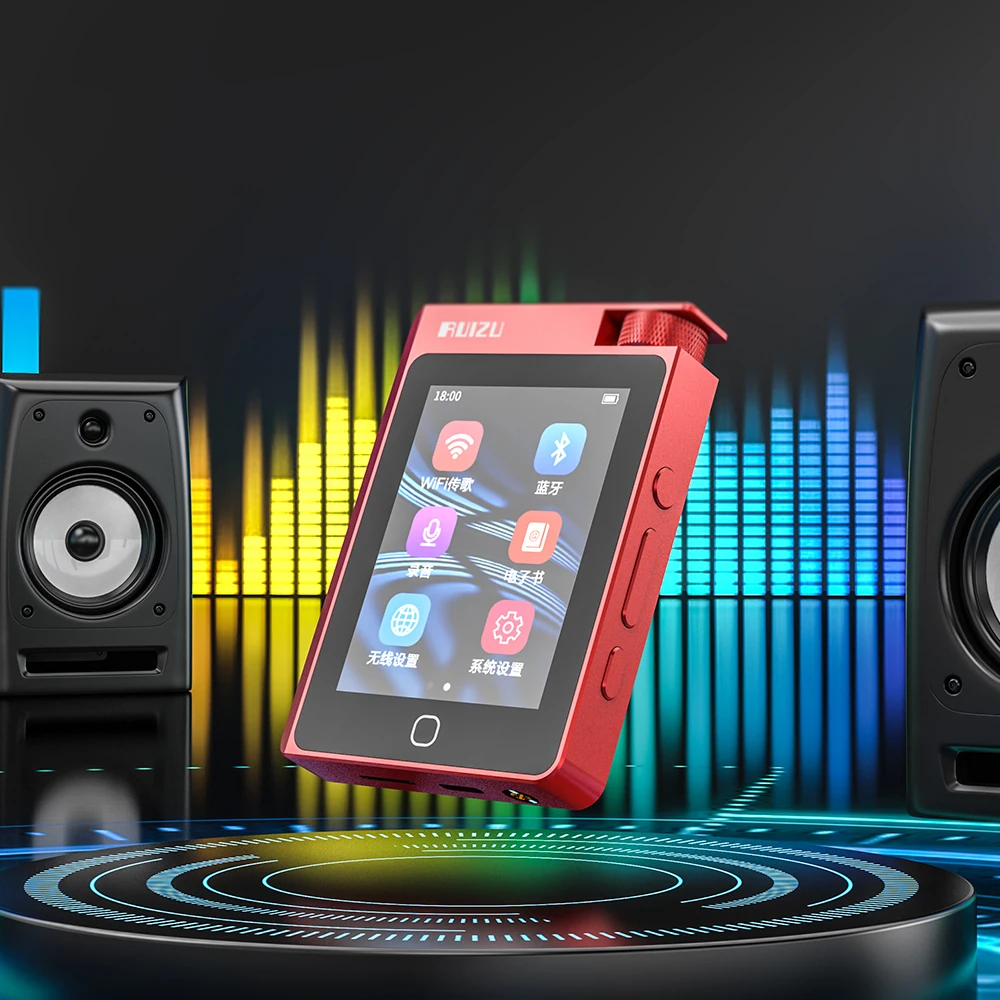 Jogador de Alta Fidelidade com Bluetooth Leitor de Música Ruizu Apoio eq Equalização Áudio Portátil Rádio fm Ebook Altofalante Walkman A55 16g 5.0 - Image 5