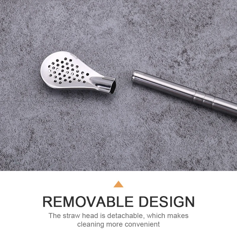 2-Pack Stainless Steel Reusable Yerba Mate Filter Straws