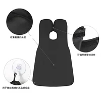 Beard Catcher Cape Bib Mirror Suction Cup Apron Hair Shave Beard Catcher Clean Care Waterproof Floral Cloth With Two Suctio 1