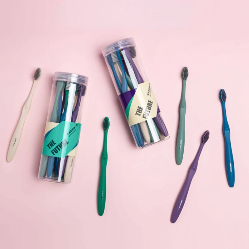 10 Piece Adult Soft Bristle Barreled Toothbrush Wholesale 10 Children's