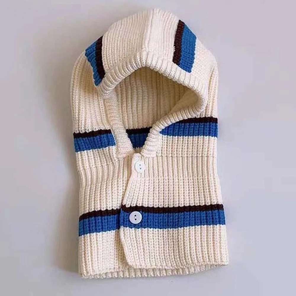Versatile Soft Knit Woolen Baby Beanie Hat