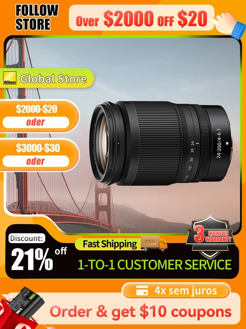 NIKON NIKKOR Z 24-200mm F/4-6.3 VR For Z5 6 6II 7 7II 9