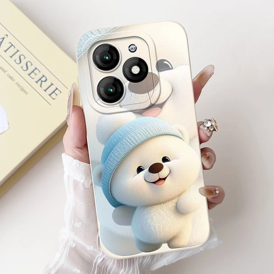 Cute Panda Cartoon Soft Silicone Shockproof Phone Case Cover