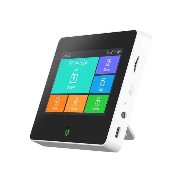 Tuya WiFi GSM Home Security Protection Smart Alarm System TFT Screen Burglar Kit Tuya APP Remote Control Arm And Disarm 1