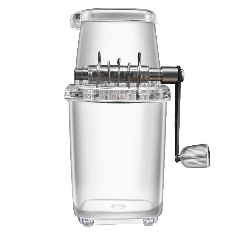 Home Manual Ice Crusher Multi-function Hand Shaved Ice Machine Chopper Kitchen Bar Blenders Tools Snowflake Ice Cream Machine