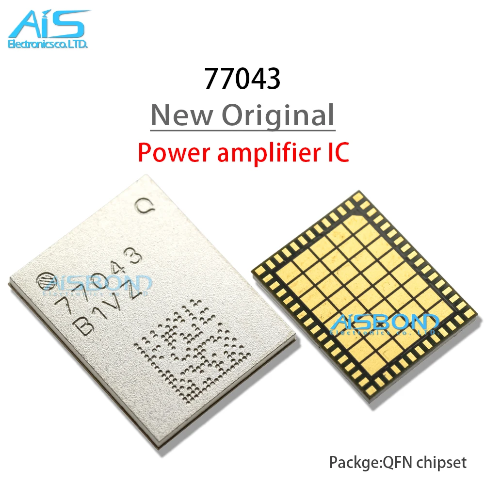 Amplificador de Potência ic para Celular Módulo de Sinal 4g Qm77043tr13 Qm77043 77043 pa Original Novo 2pc Lot