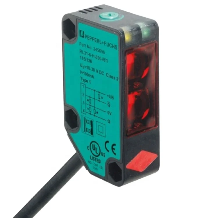 

OBT150-R100-2EP1-IO P+F Triangulation photoelectric sensor with background suppression function New original genuine