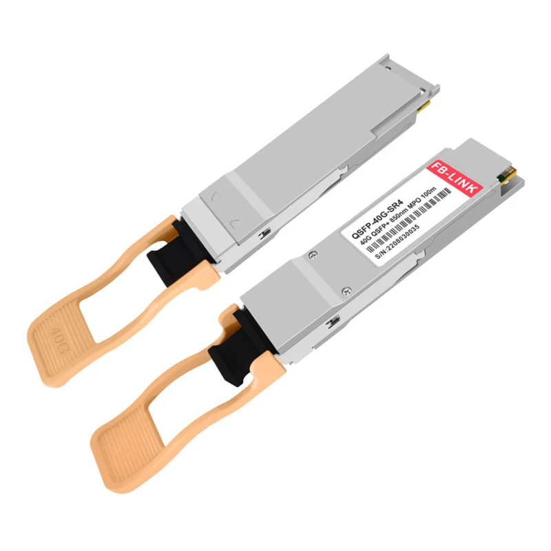 40G SR4 QSFP+ MPO/MTP 100M 850nm MMF Transceiver Fiber optic Module for Cisco juniper Mellanox Mikrotik For Ethernet switch