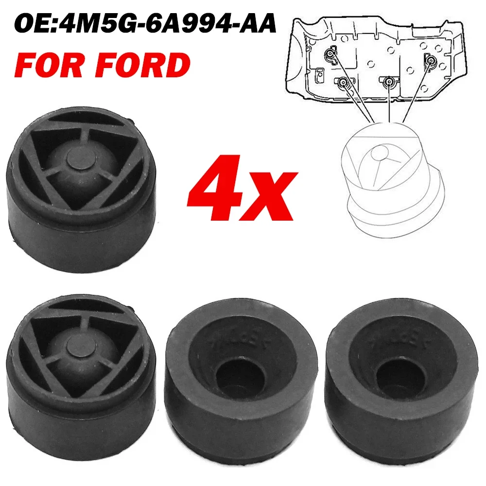 4PCS Car Engine Rubber Mounting Bush Cushion for Ford Focus II 2004-2011 engine mount bracket