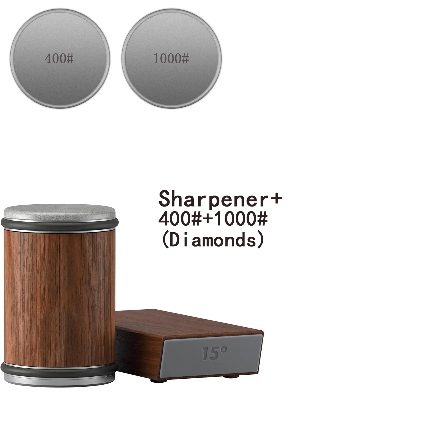 Aiguiseur De Couteaux À Roulettes De 15 Et 20 Degrés, Avec Un Diamant