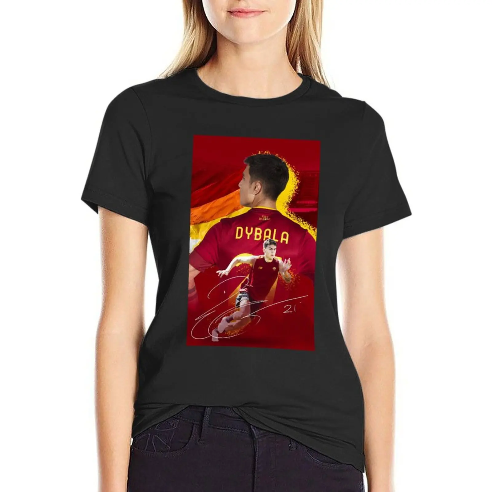 

p dybala T-shirt kawaii clothes vintage clothes tees t-shirt dress for Women plus size