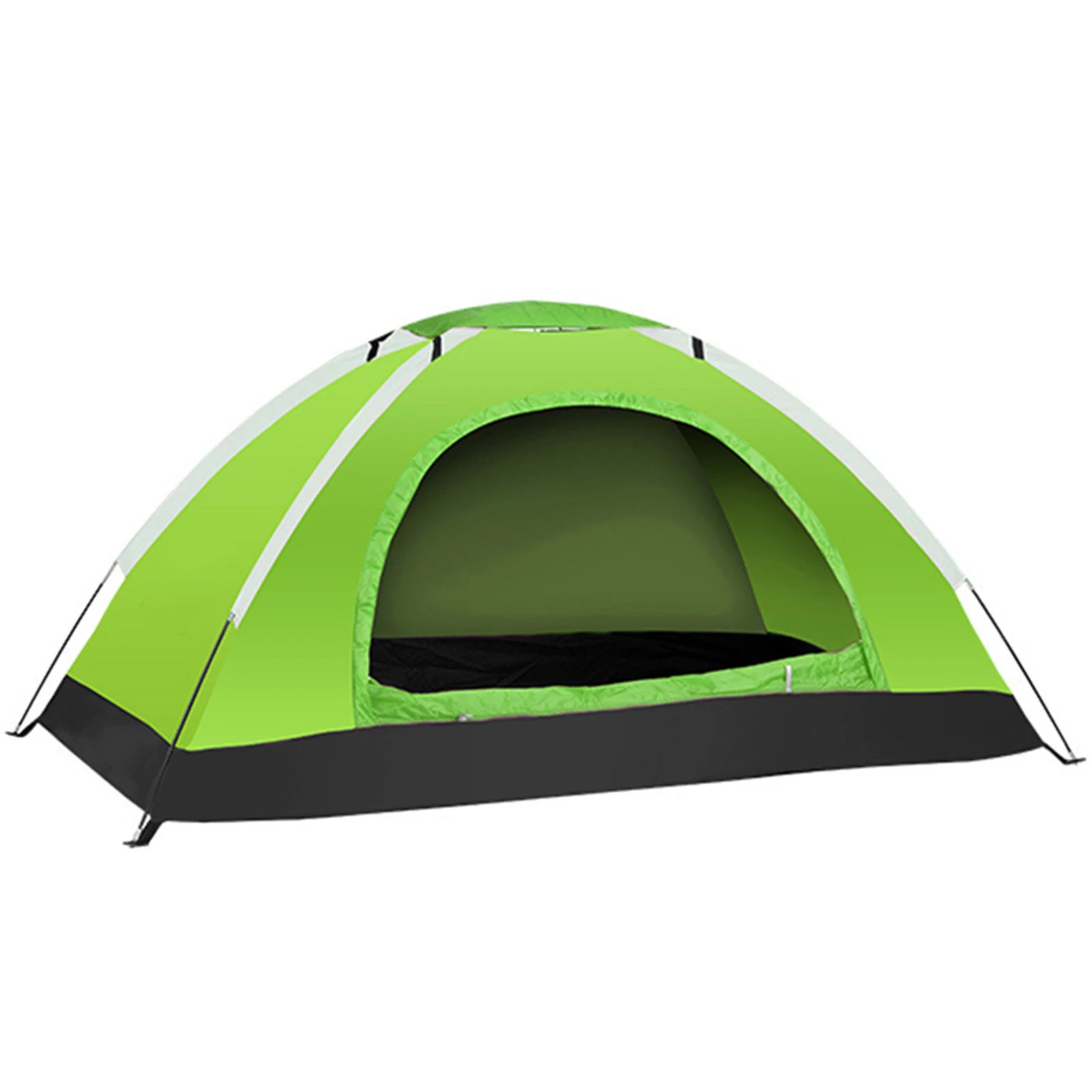 All-Weather Outdoor Enthusiast Tent 1-2 Person Portable Shelter With Screen Door Rainfly Carry Bag Trekking Camping Supplies
