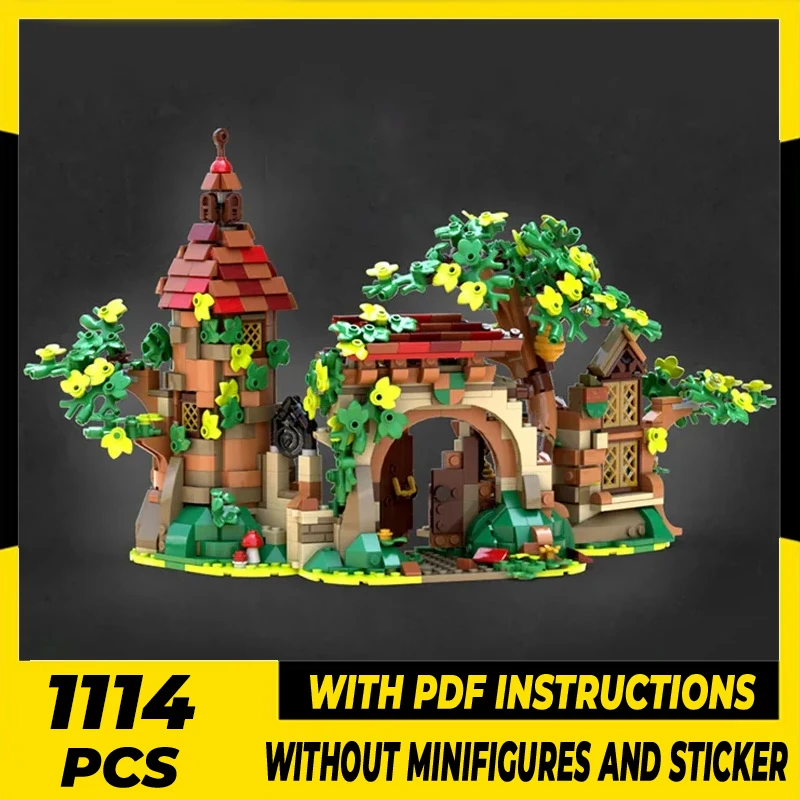 

Medieval Castle Model Moc Building Bricks Ruins In The Forest Technology Modular Blocks Gifts Christmas Toys DIY Sets Assembly