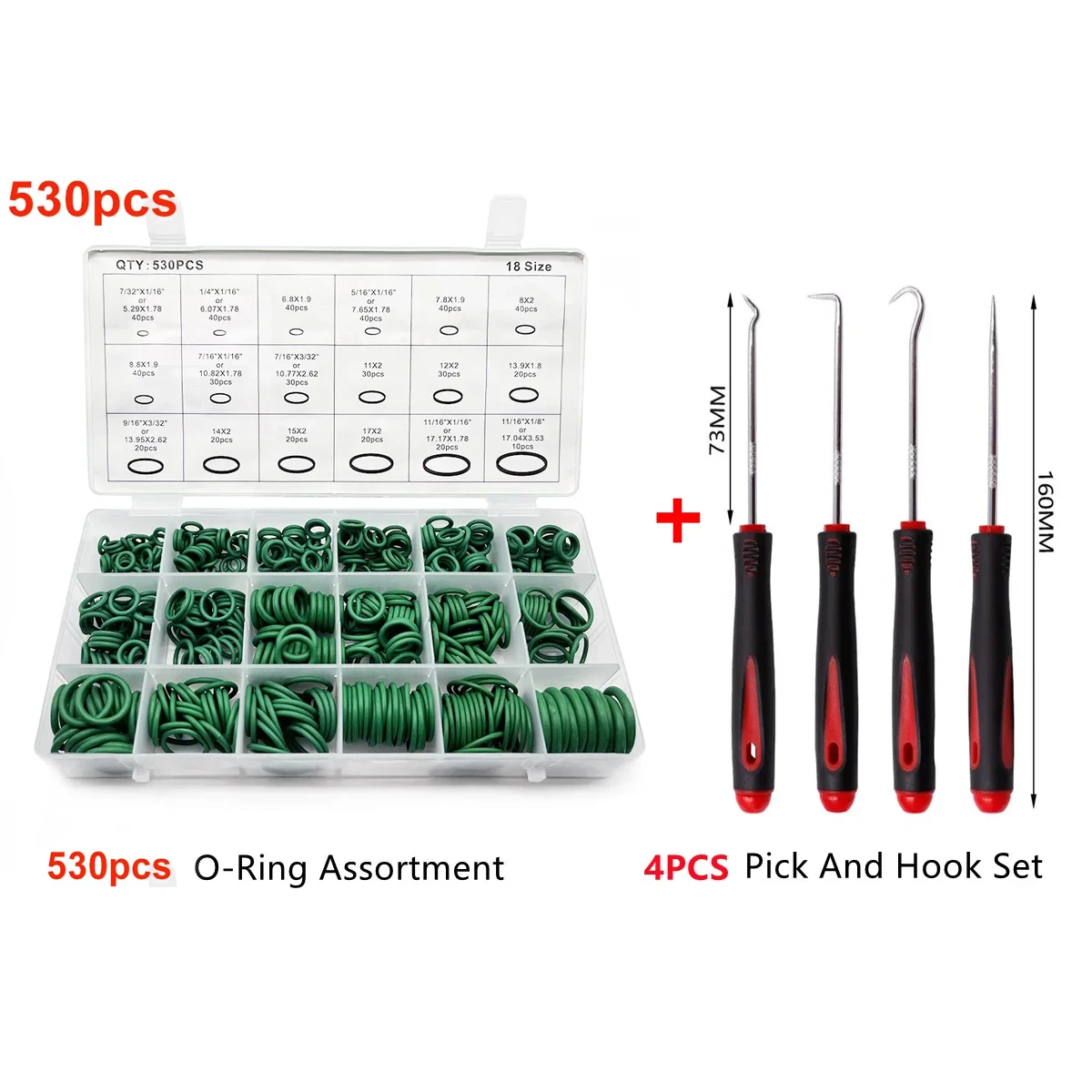 530pcs green Set
