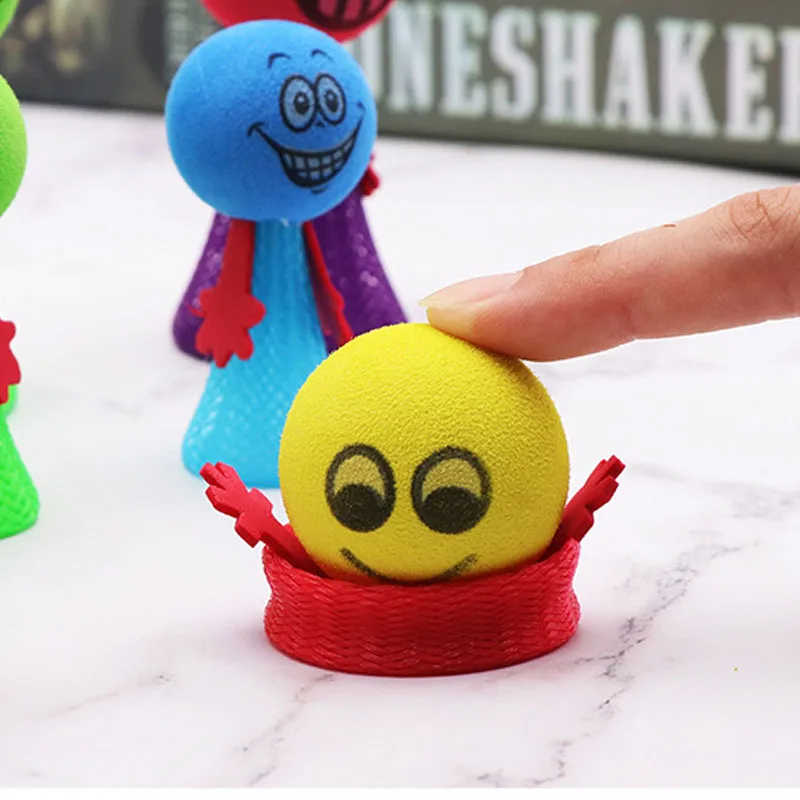 10Pcs Kids Jump Bounce Elf Fly Man Fiddle Fidget Children Adult Funny Sensory Toy Kid Child Gift Children Doll Educational Toys montessori snake games children s toys fidget party game kids antistress joke spoof gift fidget toys educational funny table toy