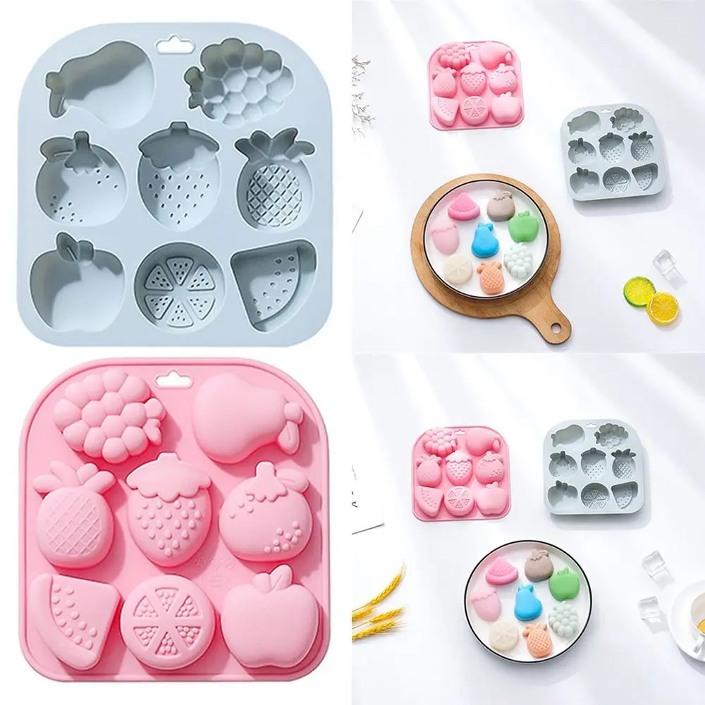 Silicone Molds Pineapples Strawberry Soap Mold Silicone Mold Fruits