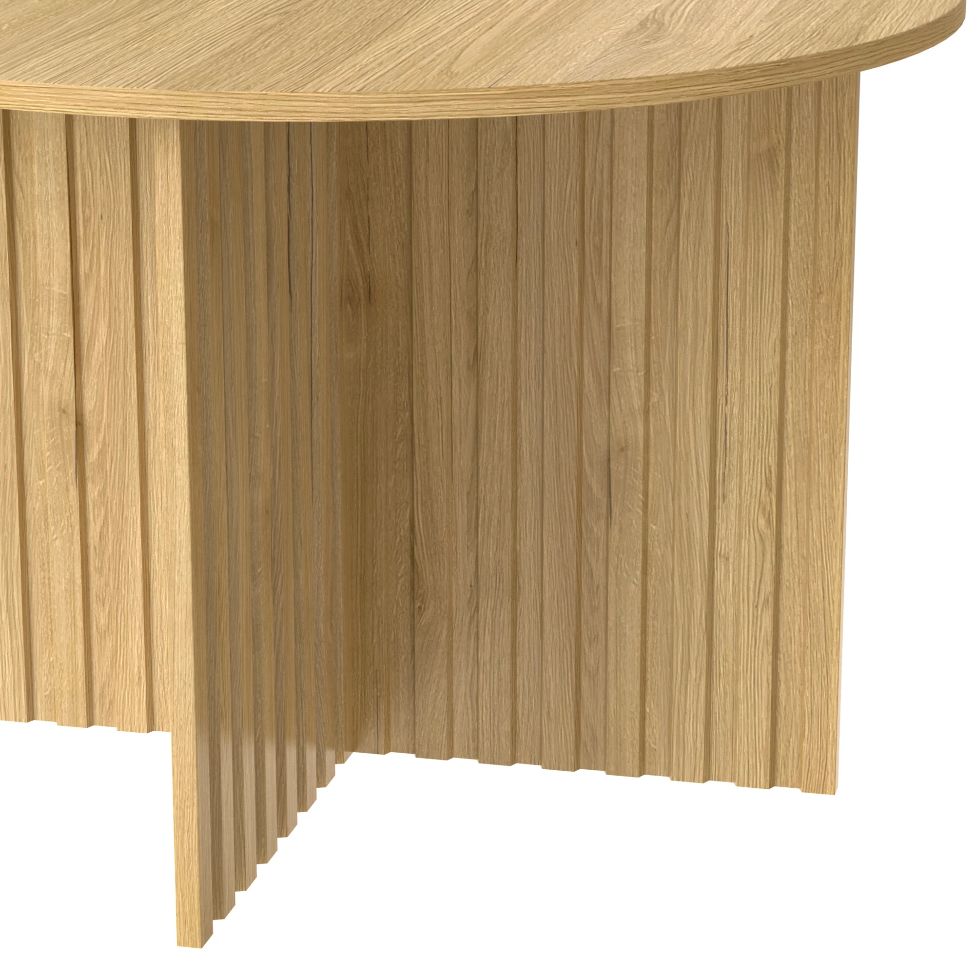 PINGGO Modernes 2-teiliges Holz-Beistelltisch-Set Runde Kaffee- und Beistelltische im Skandinavischen Design Platzsparende Wohnraumdekoration – Detail 18