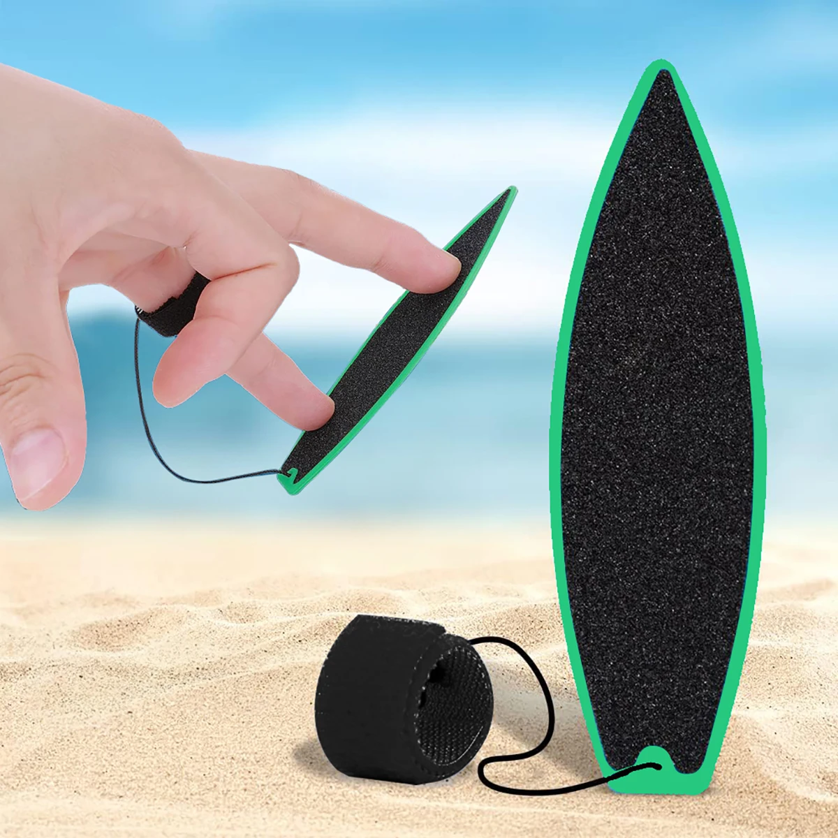 Finger Surfboard Mini Fingerboard Toy Relieve Stress Surfboard for Kids Teens Adults 1PC