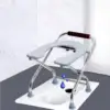 Foldable Toilet Seat Commode Stool Comfortable Portable Squat Toilet Stool for Elderly Seniors Bathroom Shower Chair Homecare 1