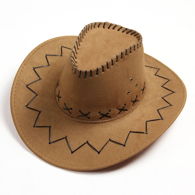Western Cowboy Hats Fashion Simple Kids Cowboy Hat Western Child Cowgirl Hats Halloween & Birthday Costumes Accessories Holiday Decorations western cowboy hats